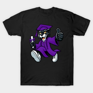 Purple panther graduate T-Shirt